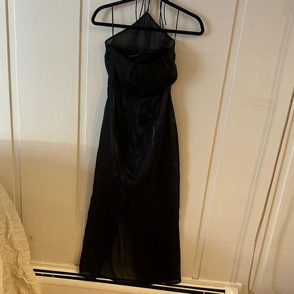 Reformation Cana Black Halter Dress Size 0 - Picture 4 of 4